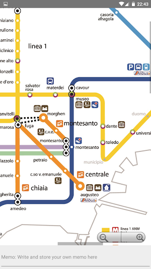 NAPLES METRO BUS MAP Screenshot 3