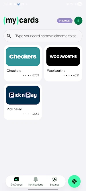(my)cards: Loyalty Card Wallet Screenshot 0