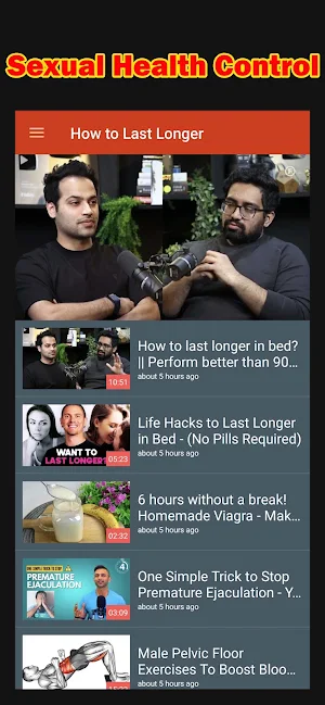 Healthy Tips/How Last Longer Screenshot 1
