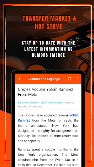My Orioles - Orioles News Screenshot 2