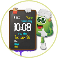 Green Chef Animated Watch Face