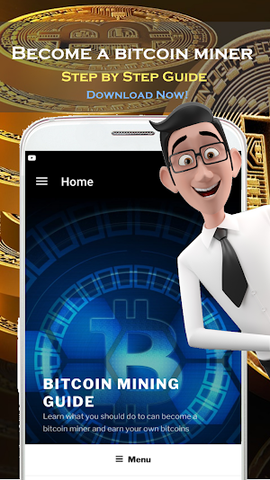 Bitcoin miner Guide - How to start mining bitcoins Screenshot 1