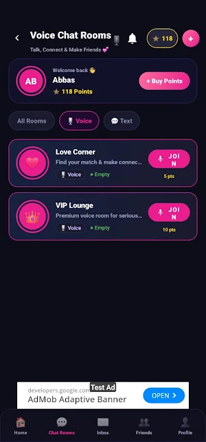 Girls Voice Rooms – Live Chat Screenshot 3