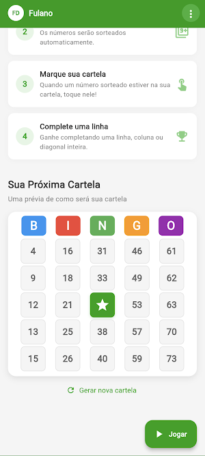 Bingo do Trevo Screenshot 1