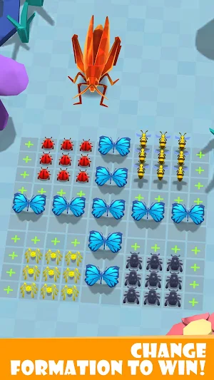 Clash of Bugs: Epic Casual Bug & Animal Art Games Screenshot 1