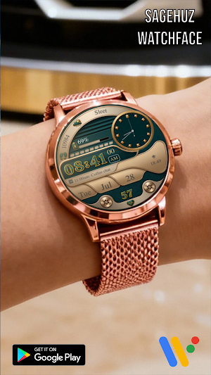 A121 SH Leather Watchface Screenshot 1