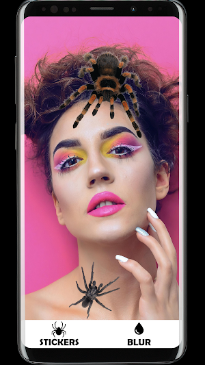 Spider on Face Photo Editor Screenshot 1