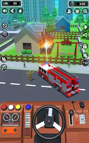 911 Firetruck Ambulance Game Screenshot 0