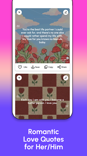 Love Notes - Sweet Messages Screenshot 2
