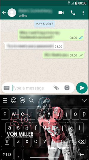 Von Miller Broncos Keyboard NFL  2020 For Lovers Screenshot 2