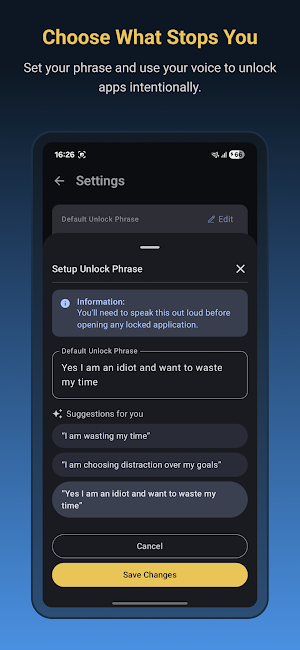 Hesitate: App Lock for Focus Screenshot 2