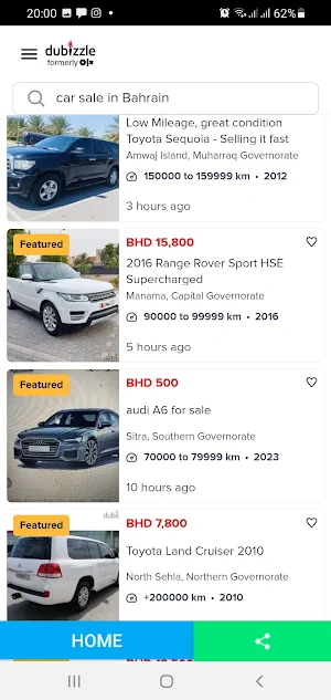 second hand cars in bahrain Screenshot 2