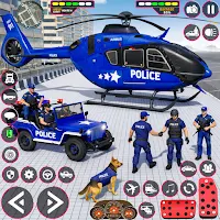 US Police Car Transport Truck