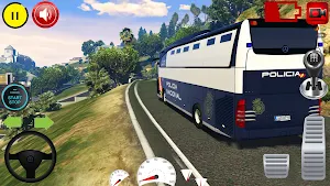 US Police Bus Simulator Games Screenshot 2