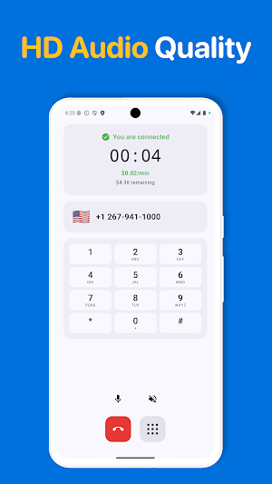 CallSky: International Calls Screenshot 1