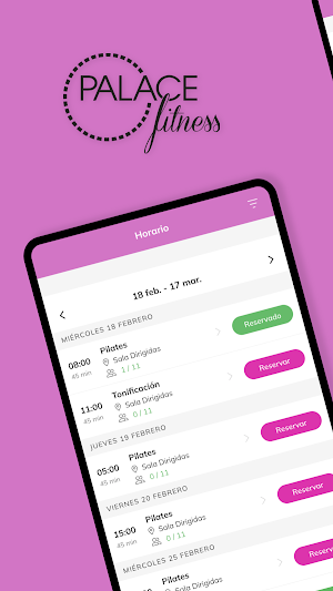 Palace Fitness Screenshot 0