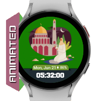 Watch Face Wear OS Muslim Kaba