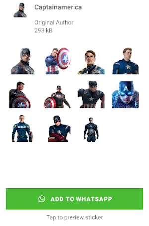 Comic Superheroes Stickers Screenshot 3