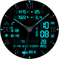 Hybrid KLOW URX46 Watch face