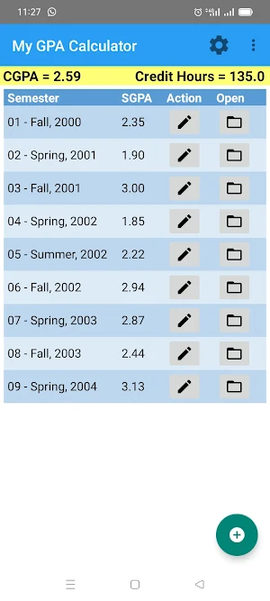 My GPA Calculator Screenshot 0