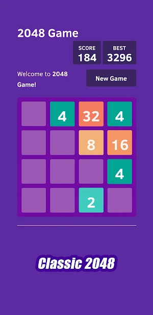 2048 - Casual Puzzle Game Screenshot 2