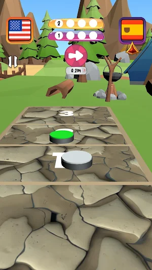 Shuffleboard 3D Nations League Screenshot 1