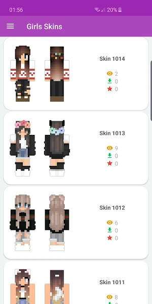 Girls Skins Screenshot 2