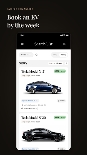 ZEVO - EV Car Sharing Screenshot 1