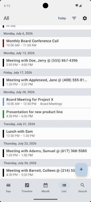 Chaos Calendar Screenshot 3