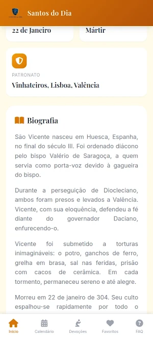 Santos do Dia Screenshot 3