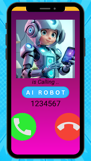 AI Robot Fake Video Call Prank Screenshot 1