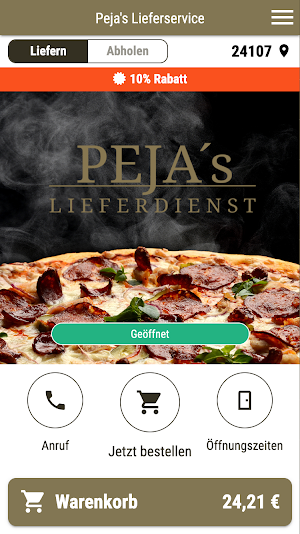 Peja's Lieferservice Screenshot 0