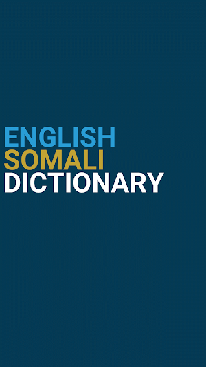 English : Somali Dictionary Screenshot 0