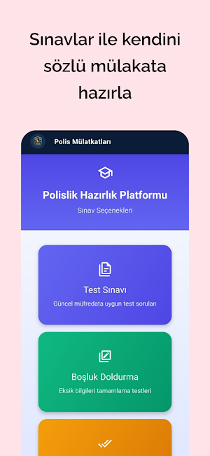 Polislik Mülakatları Hazırlık Screenshot 2