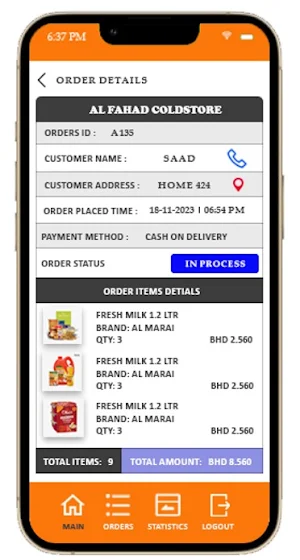 TfadaL Delivery Manager Screenshot 3