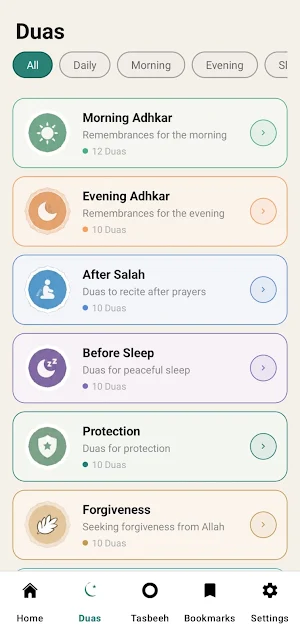 Panj Surah – 5 Surah Quran Screenshot 2