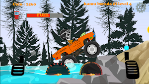 Super Climb Truck Orange Screenshot 2