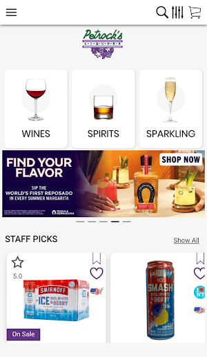 Petrock's Liquors Screenshot 2
