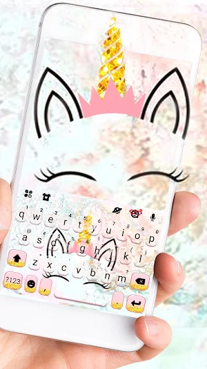 Marble Unicorn Theme Screenshot 0