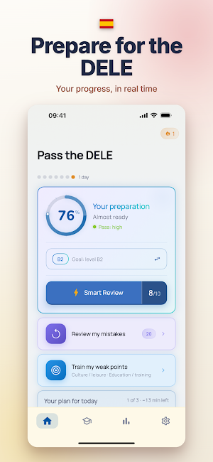 DELE Exam A2 B1 B2 · Spanish Screenshot 0