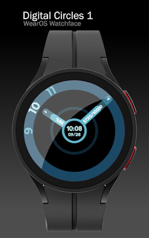 Digital Circles 1: Wear OS Screenshot 2