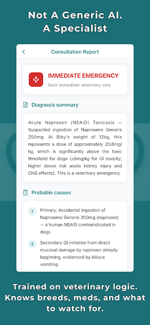Triage Paw – AI Vet Assistant Screenshot 2