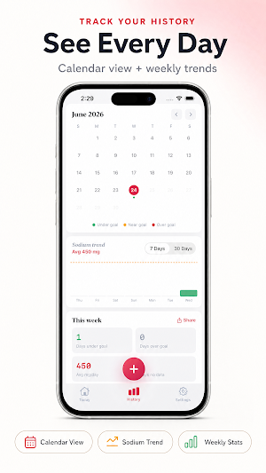 Sodium Tracker App Screenshot 3
