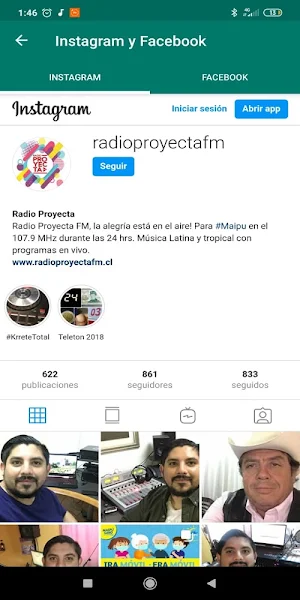 Radio Proyecta Screenshot 3