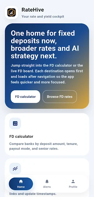 RateHive: Grow Wealth AI Screenshot 0