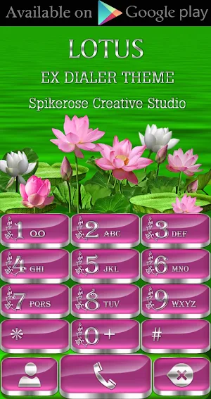 Lotus Go Keyboard theme Screenshot 3