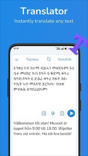 Tigrinya-Swedish translator Screenshot 0