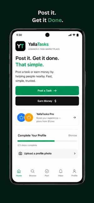 YallaTasks Screenshot 2