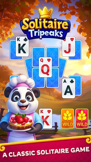 Solitaire TriPeaks Idle Panda Screenshot 0