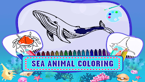 Learning Sea Animal Kids Games Screenshot 1